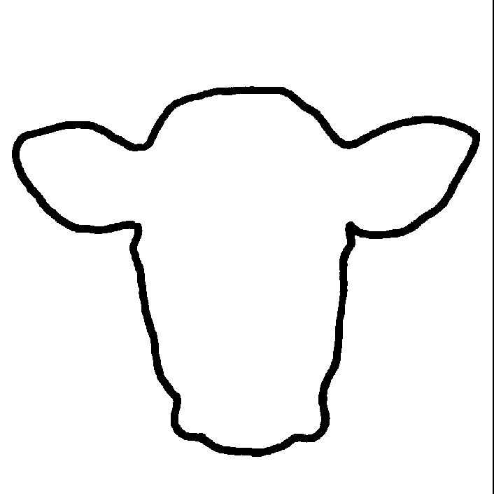 Outline cow