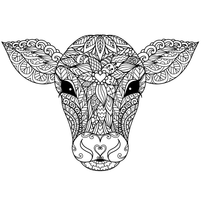 Cow mandala stock illustrations â cow mandala stock illustrations vectors clipart
