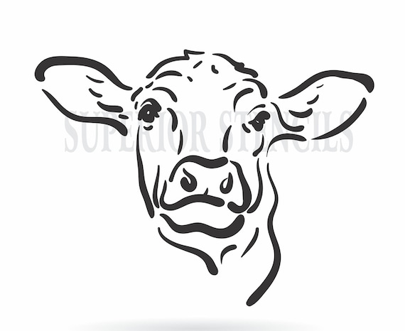 Cow stencils calf stencils create farmhouse signs wall stencils animal farmhouse stencil reusable sizes create farm signs