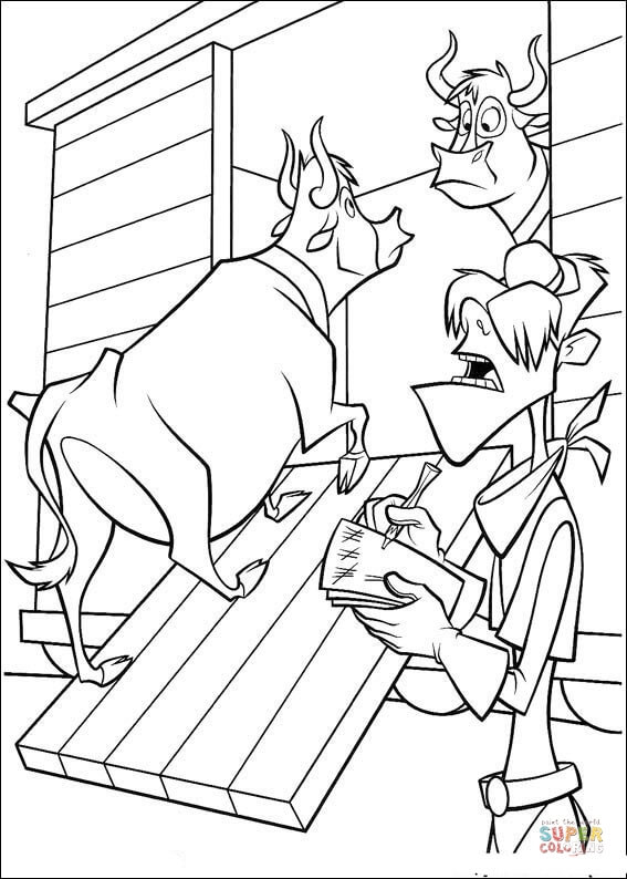 Cows should go in the truck coloring page free printable coloring pages