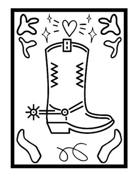 Cowboy coloring pages for kids cowboy hats horse printable coloring sheets pdf