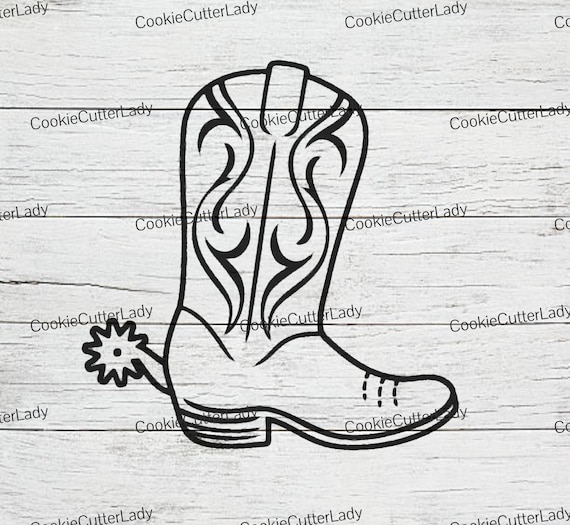 Buy cowboy boot stencil reusable durable washable craft stencil use for signs walls canvas more online in india