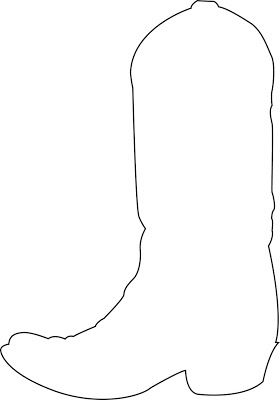 Cowboy boot template by abigail cowboy birthday party cowboy birthday wild west theme