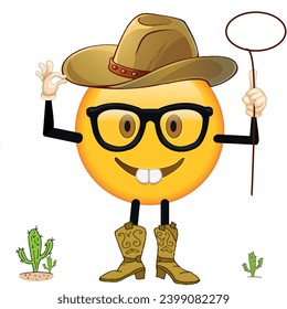 Hundred cowboy hat emoji royalty
