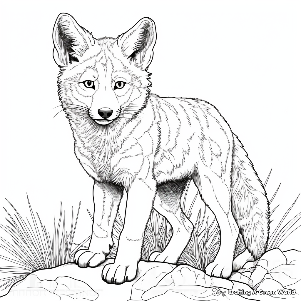 Coyote coloring pages
