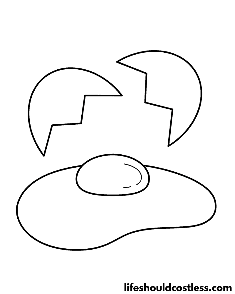 Egg coloring pages free printable pdf templates