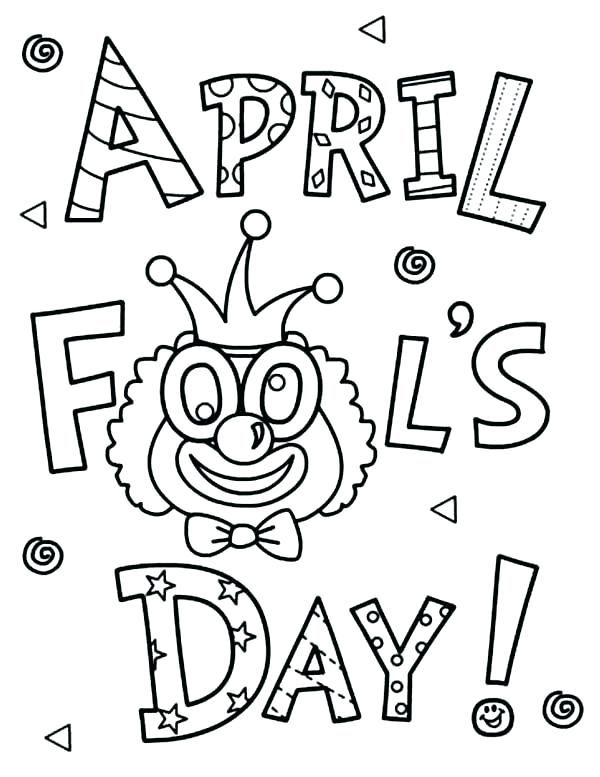 April coloring pages