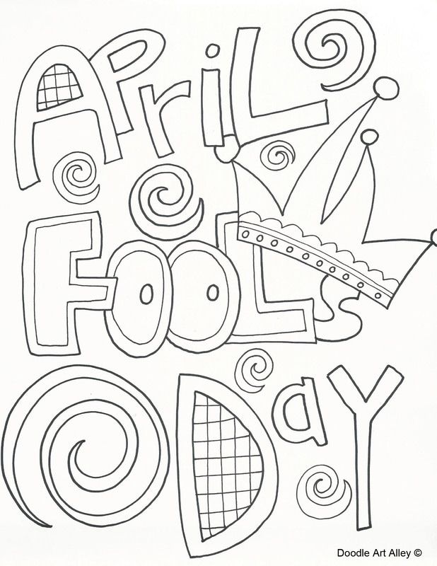 April fools day coloring page april fools pranks april activities april fools day jokes