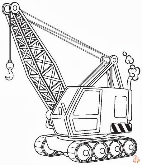 Crane coloring pages printable free
