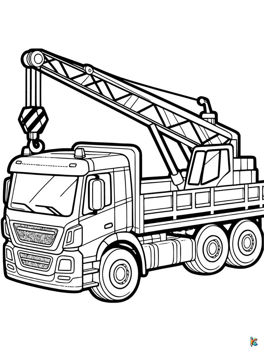 Truck coloring pages â