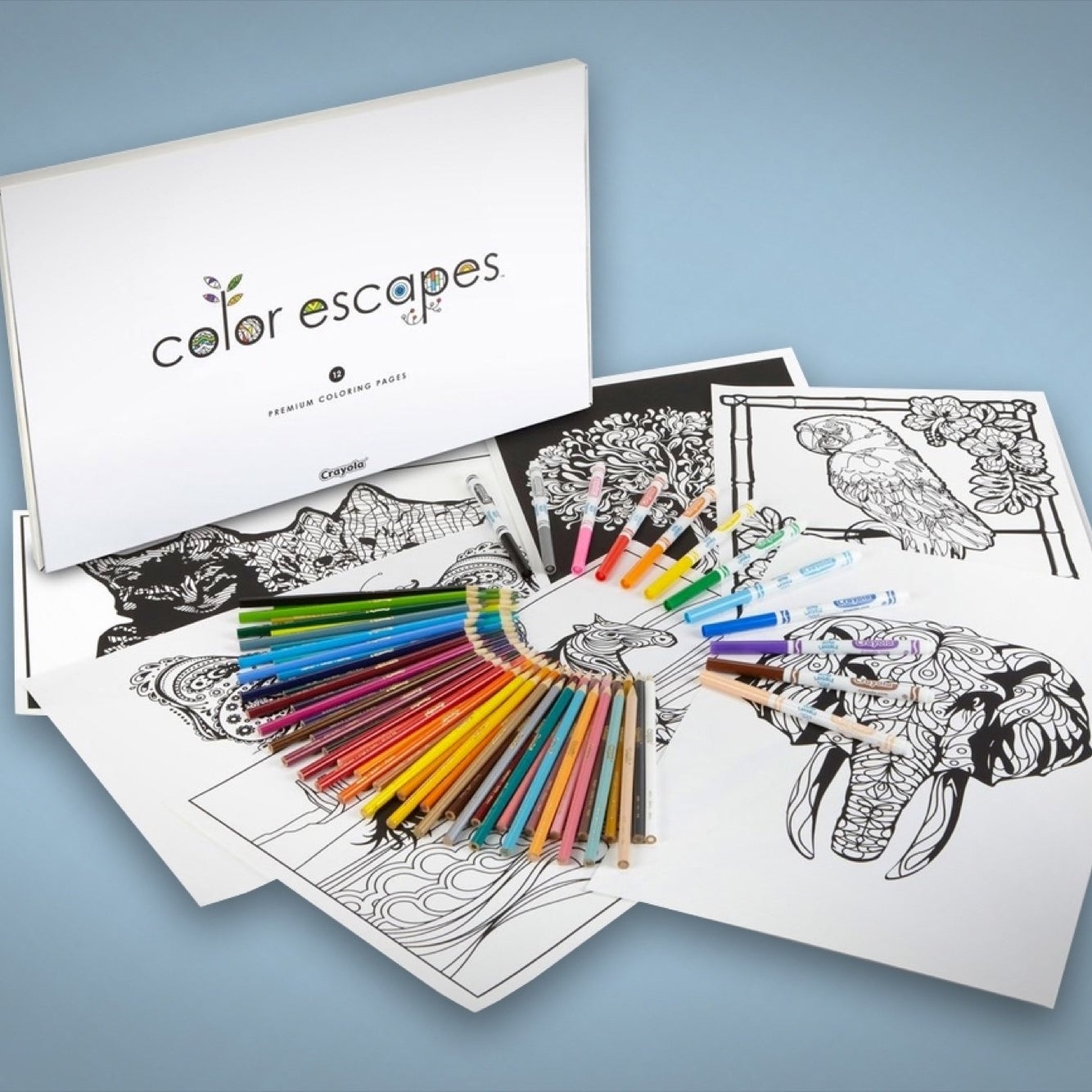 Crayola launches a line of coloring books for adults