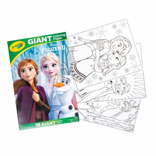 Crayola frozen giant coloring pages ct