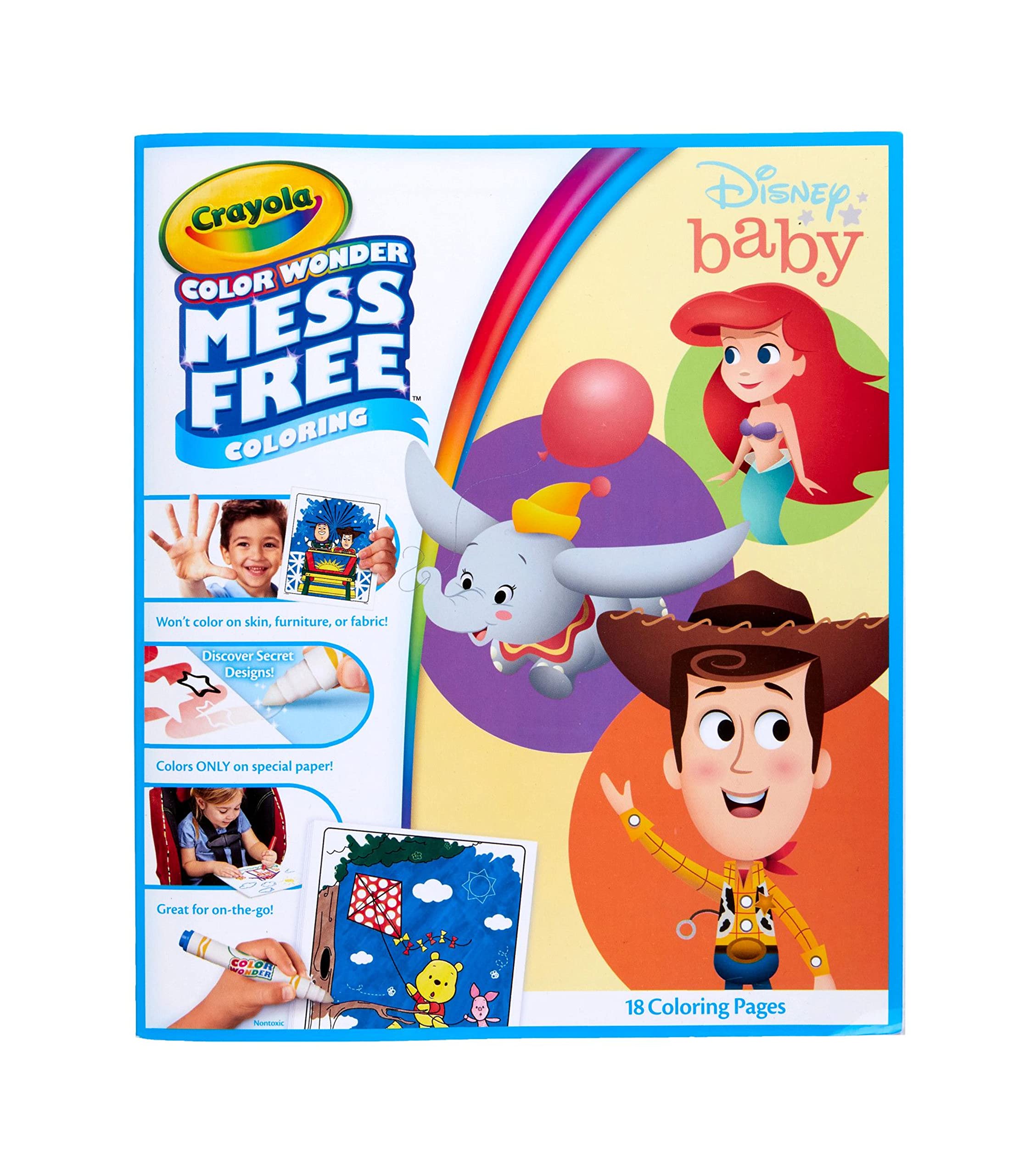 Crayola color wonder disney baby characters mess free coloring pages gift for kids age buy online at best price in k