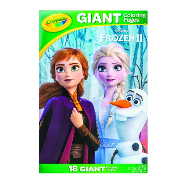 Crayola giant coloring pages disney frozen fldp â