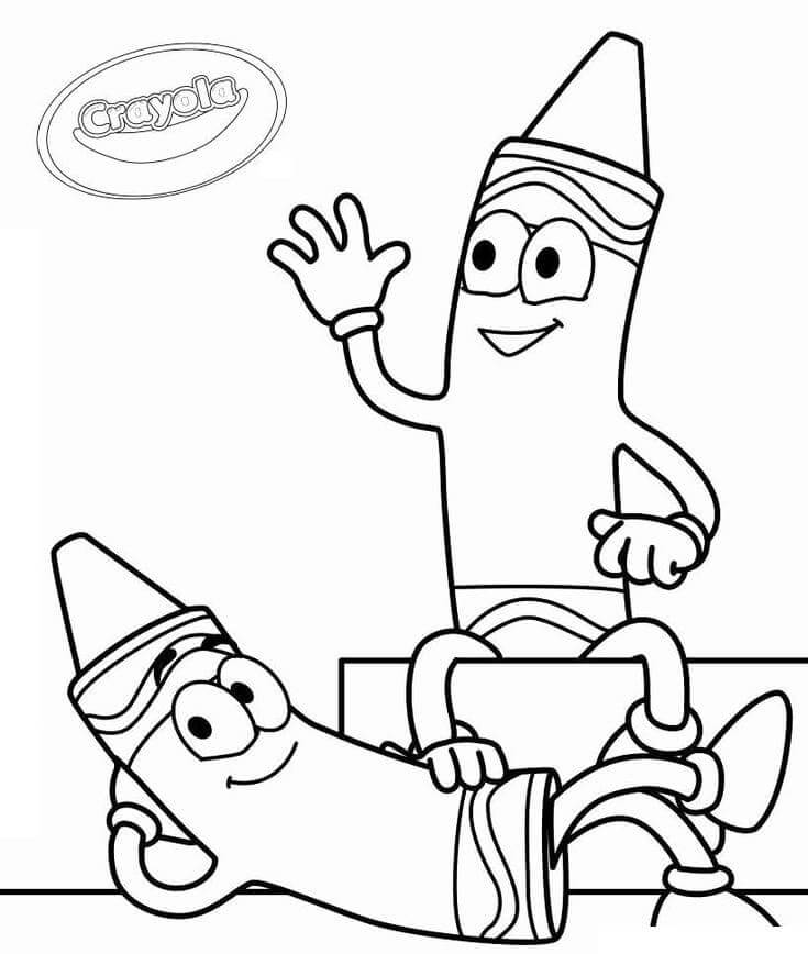 Colored pencils will help to color each picture coloring page
