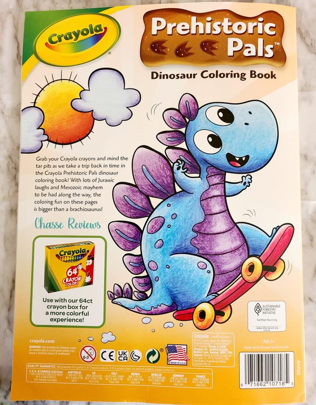 Prehistoric pals dinosaur coloring book