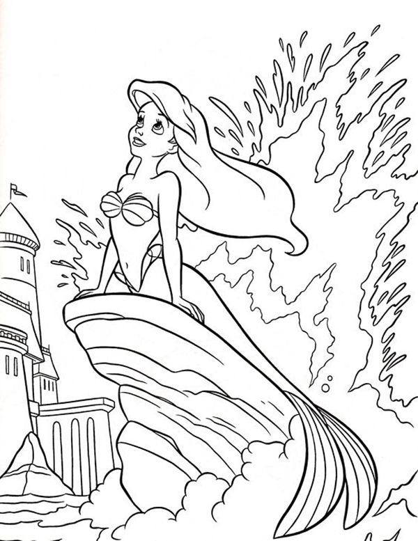 Free printable coloring pages to download â buzz mermaid coloring book princess coloring pages disney coloring pages