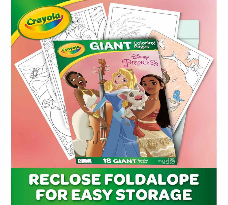 Giant disney princess coloring pages