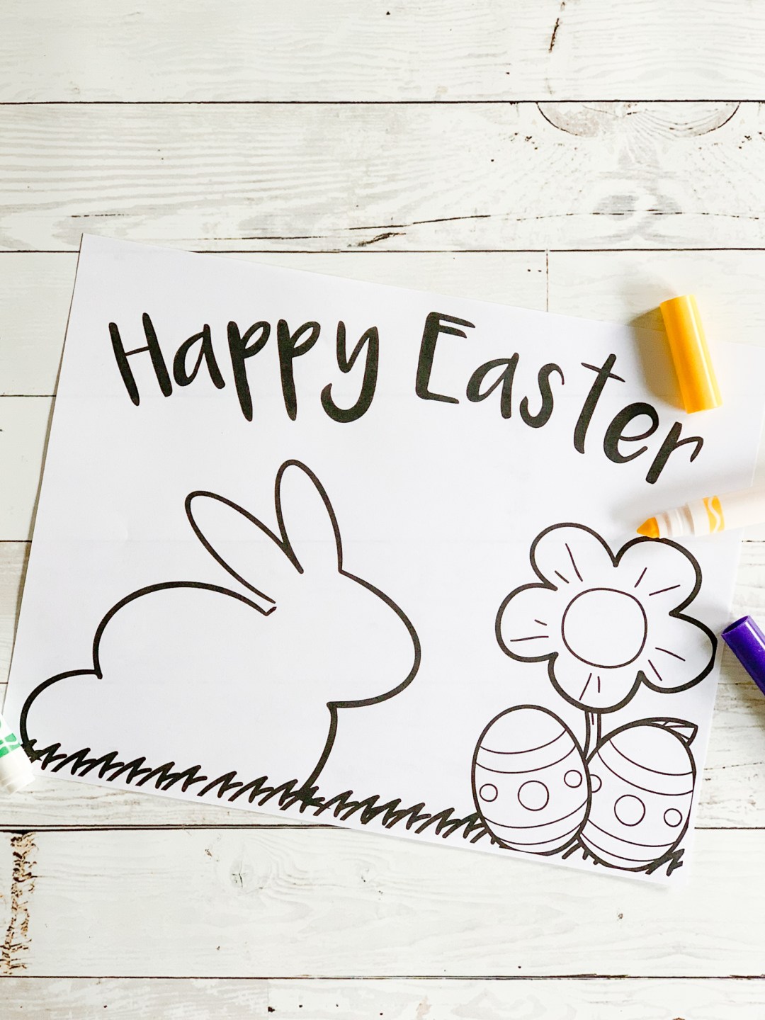 Easter coloring page