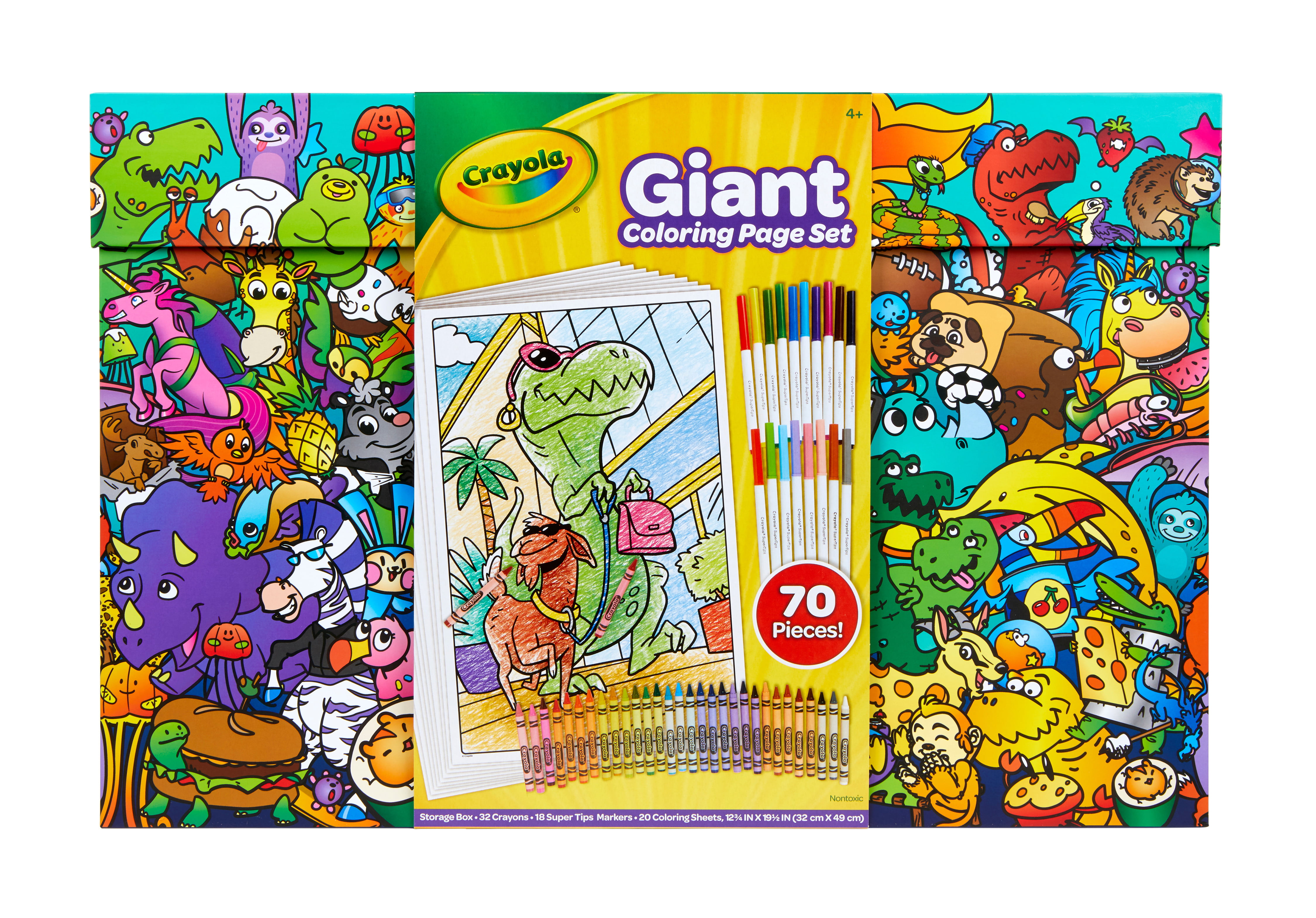 Crayola giant art coloring set beginner child pieces