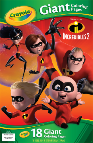 Crayola incredibles giant coloring book