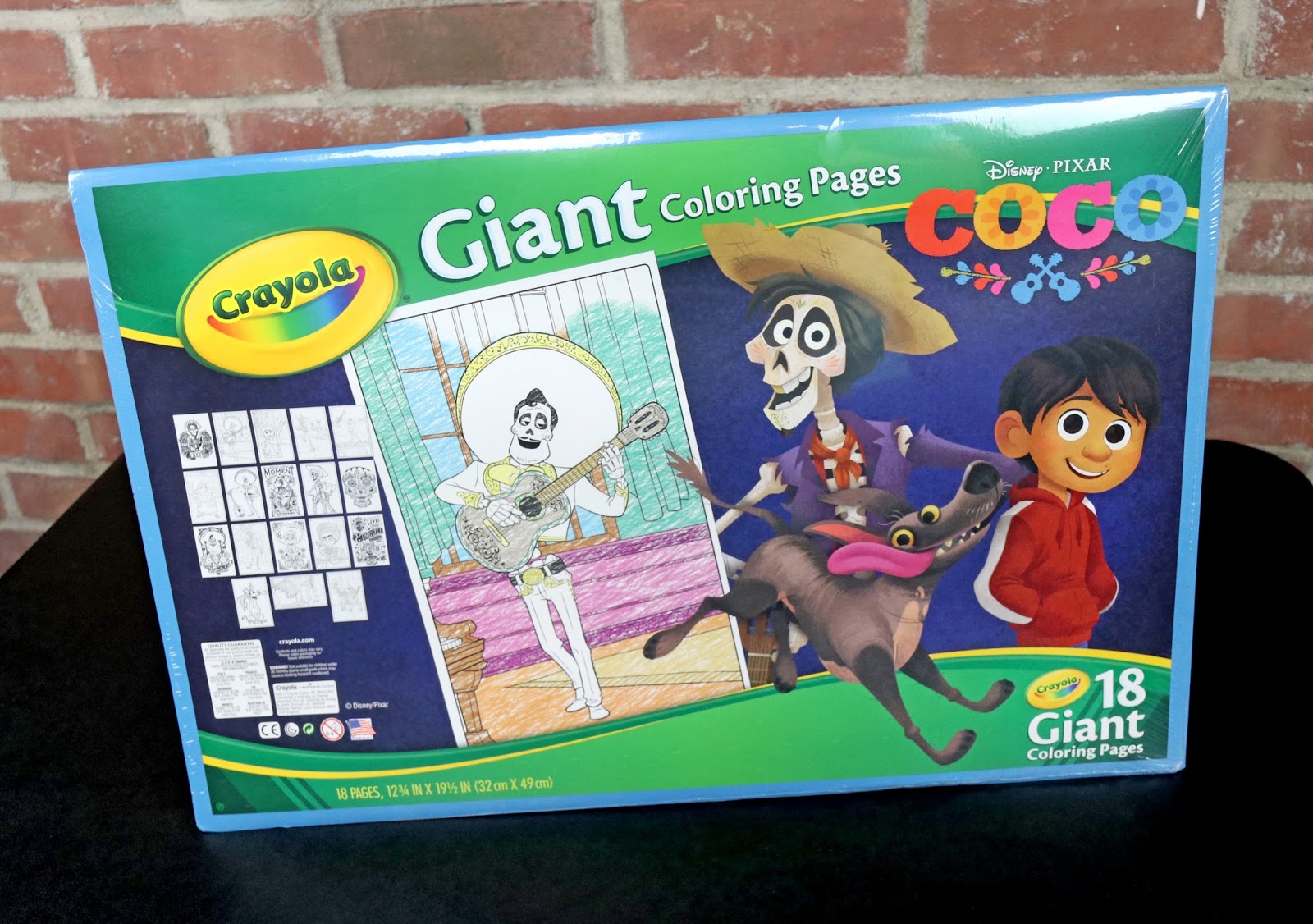 Dan the pixar fan coco crayola giant coloring book
