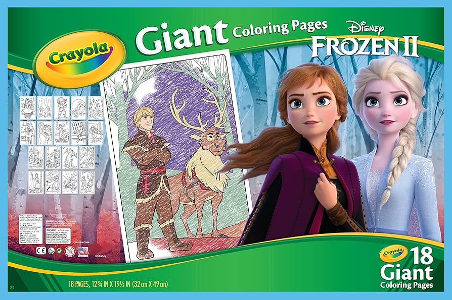 Crayola giant coloring book toys