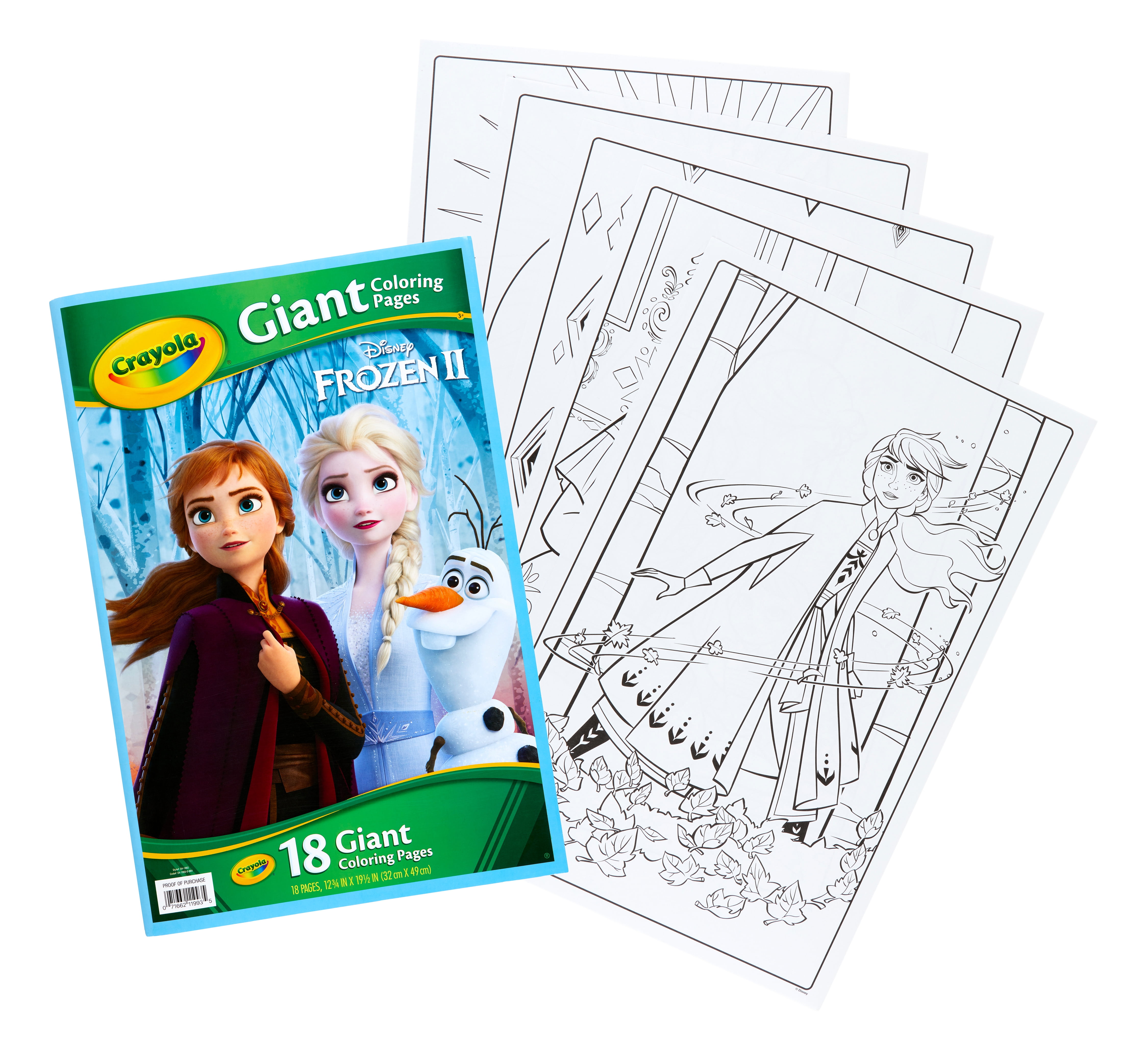 Crayola giant coloring pages featuring disneys frozen pages
