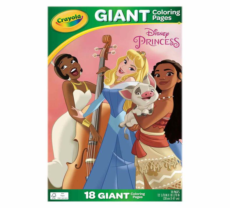 Giant disney princess coloring pages