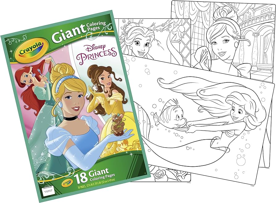 Disney princess giant coloring pages for kids buy online at best price in u