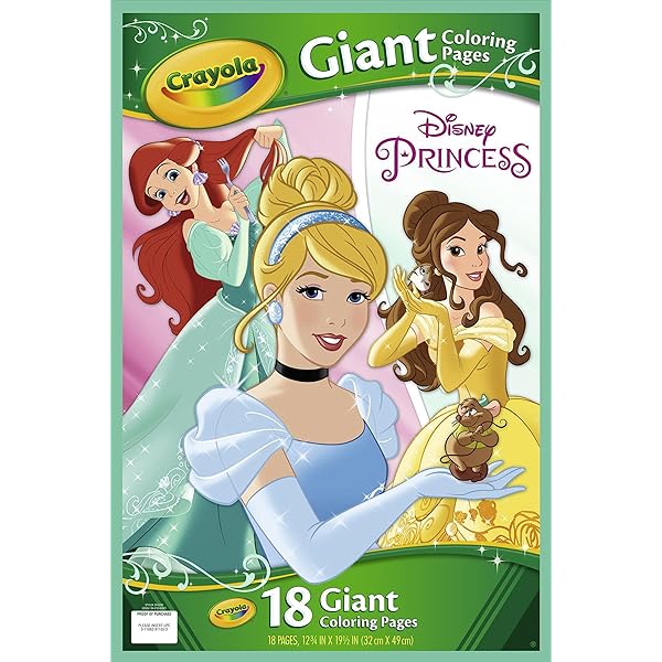 Disney princess giant coloring pages toys games