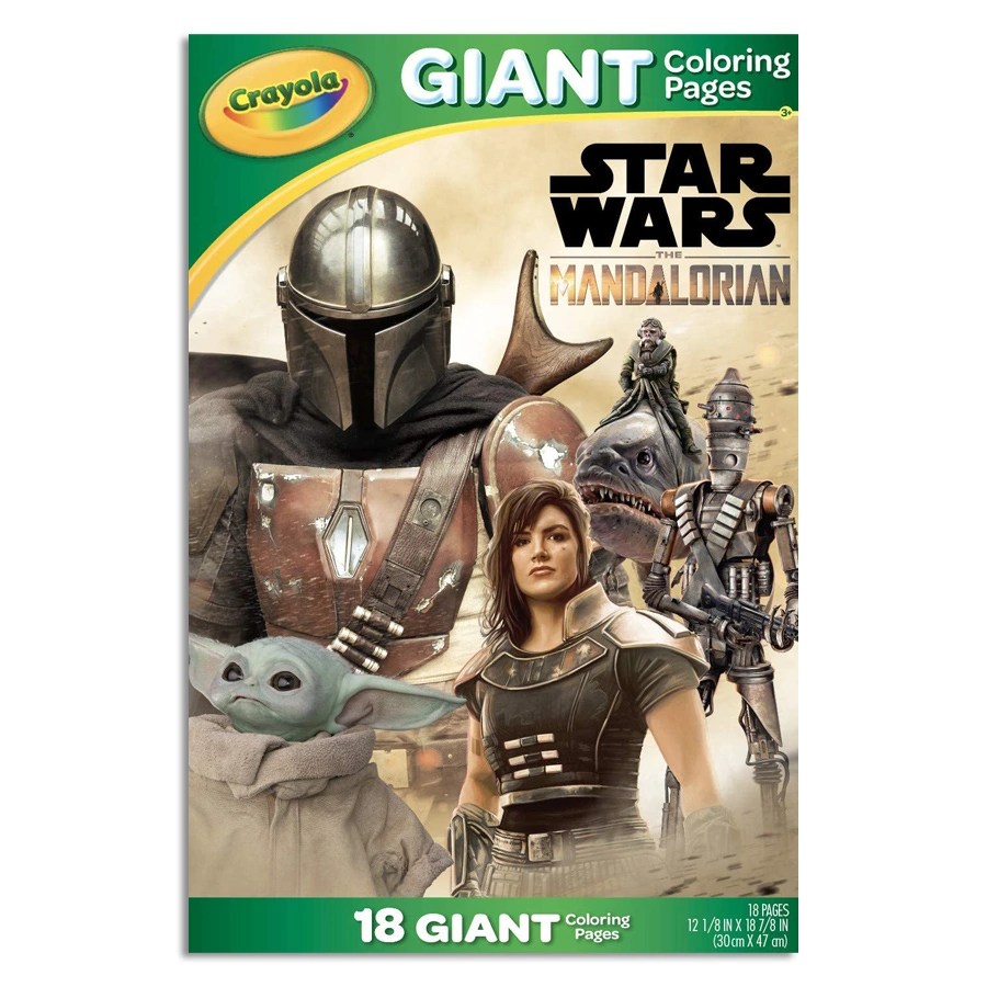 Crayola star wars mandalorian colouring
