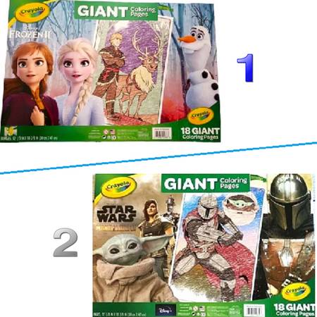 Crayola giant coloring pages choose frozen ii