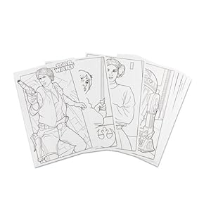 Crayola star wars giant coloring pages home