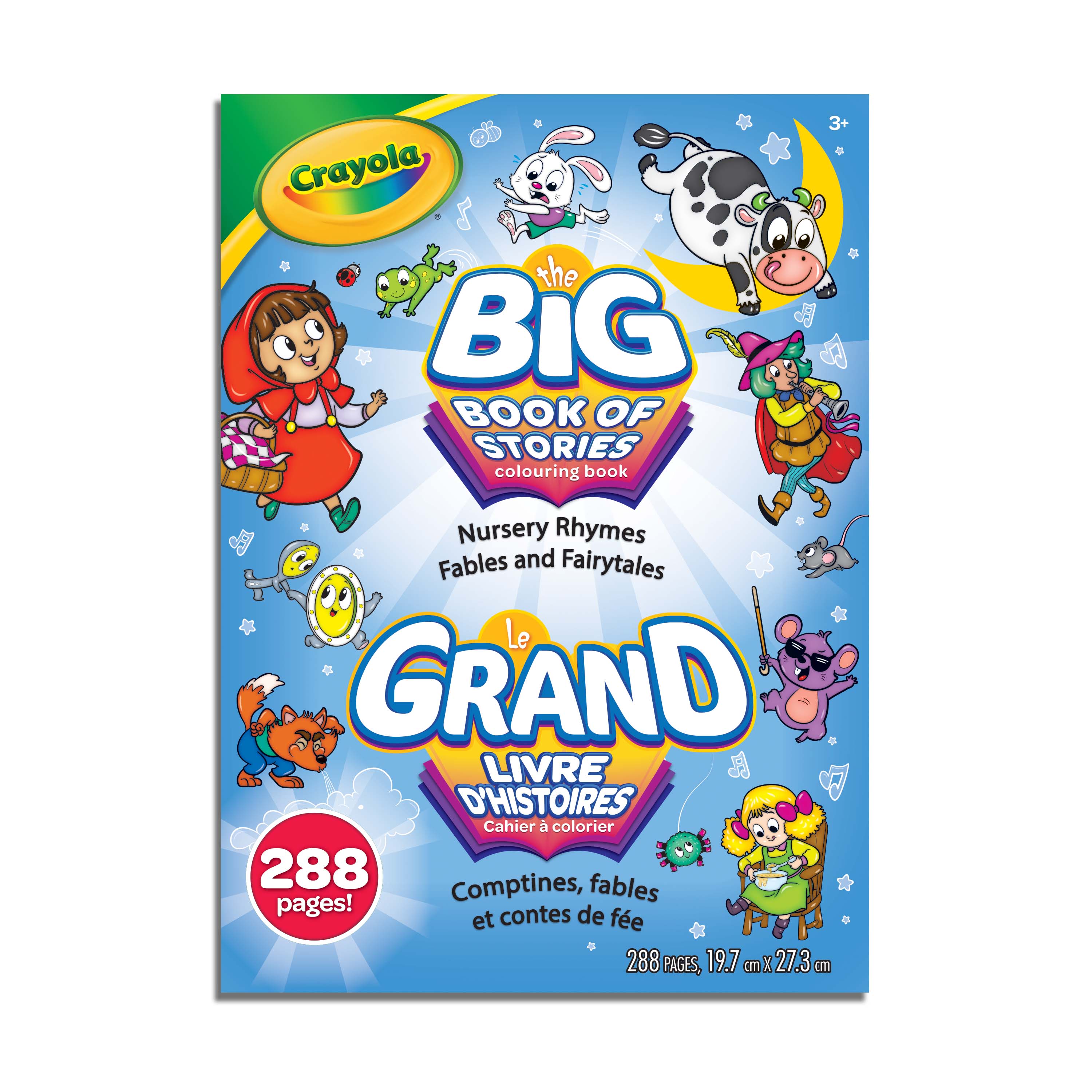 Crayola big book of stories colouring book pages â crayola nada