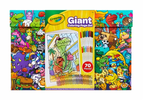 Crayola giant coloring page set ct