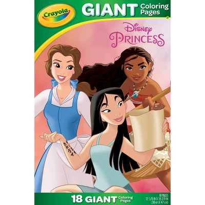 Crayola ct disney princess giant coloring pages