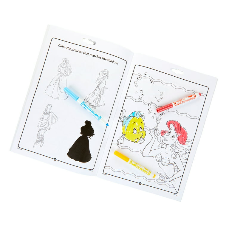 Crayola disney princess coloring and activity book pages