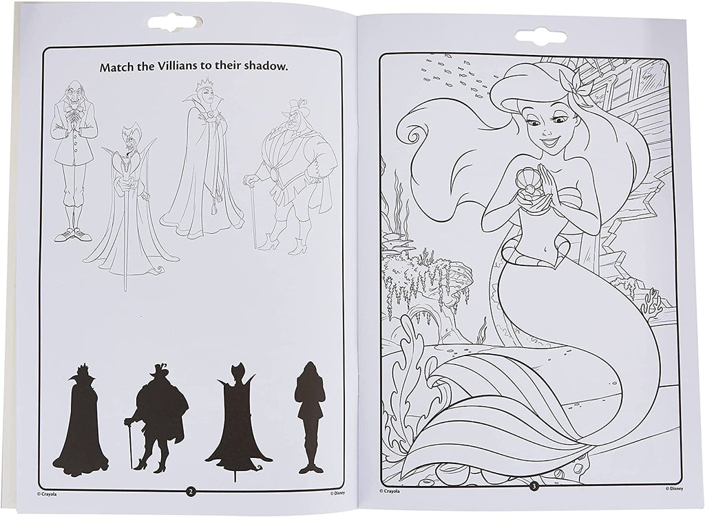 Crayola disney princess coloring and activity book with markers â