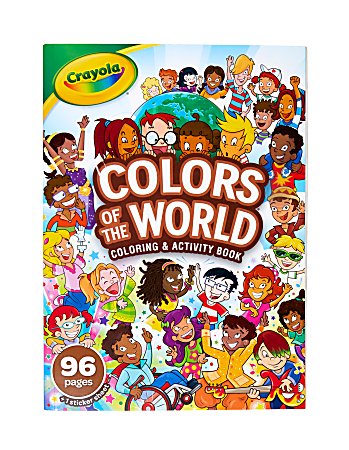Crayola colors of the world coloring book