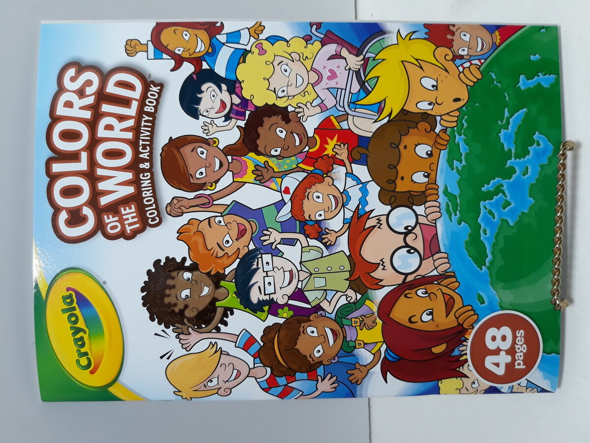 Crayola colors of the world coloring activity book