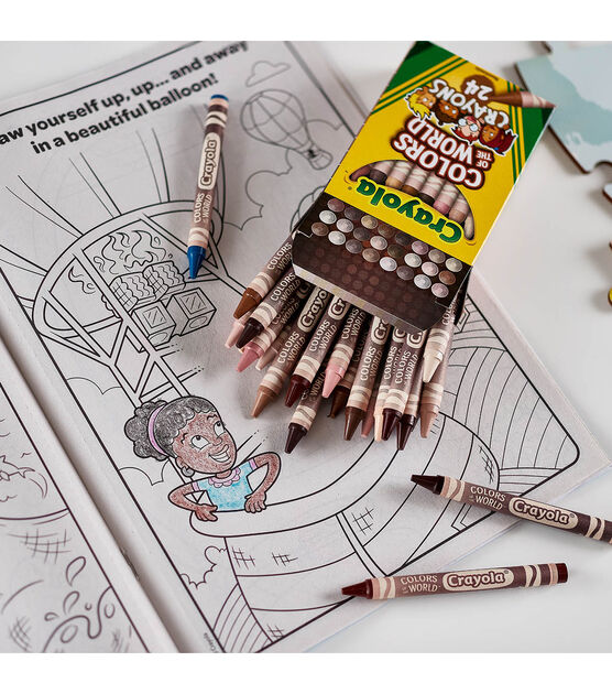 Crayola colors of the world coloring book