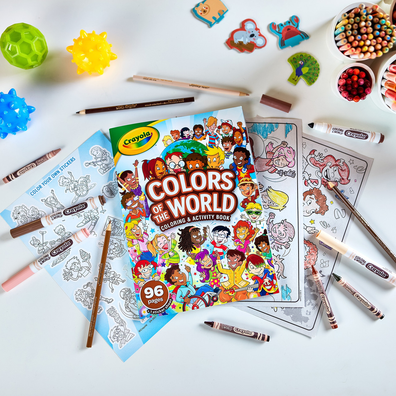 Crayola colors of the world coloring book