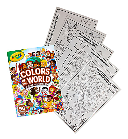 Crayola colors of the world coloring book