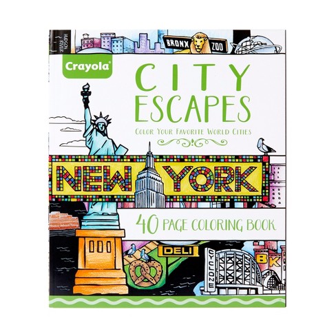 Crayola pg city escapes coloring book