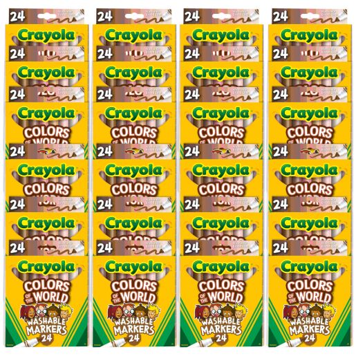Crayola colors of the world washable markers