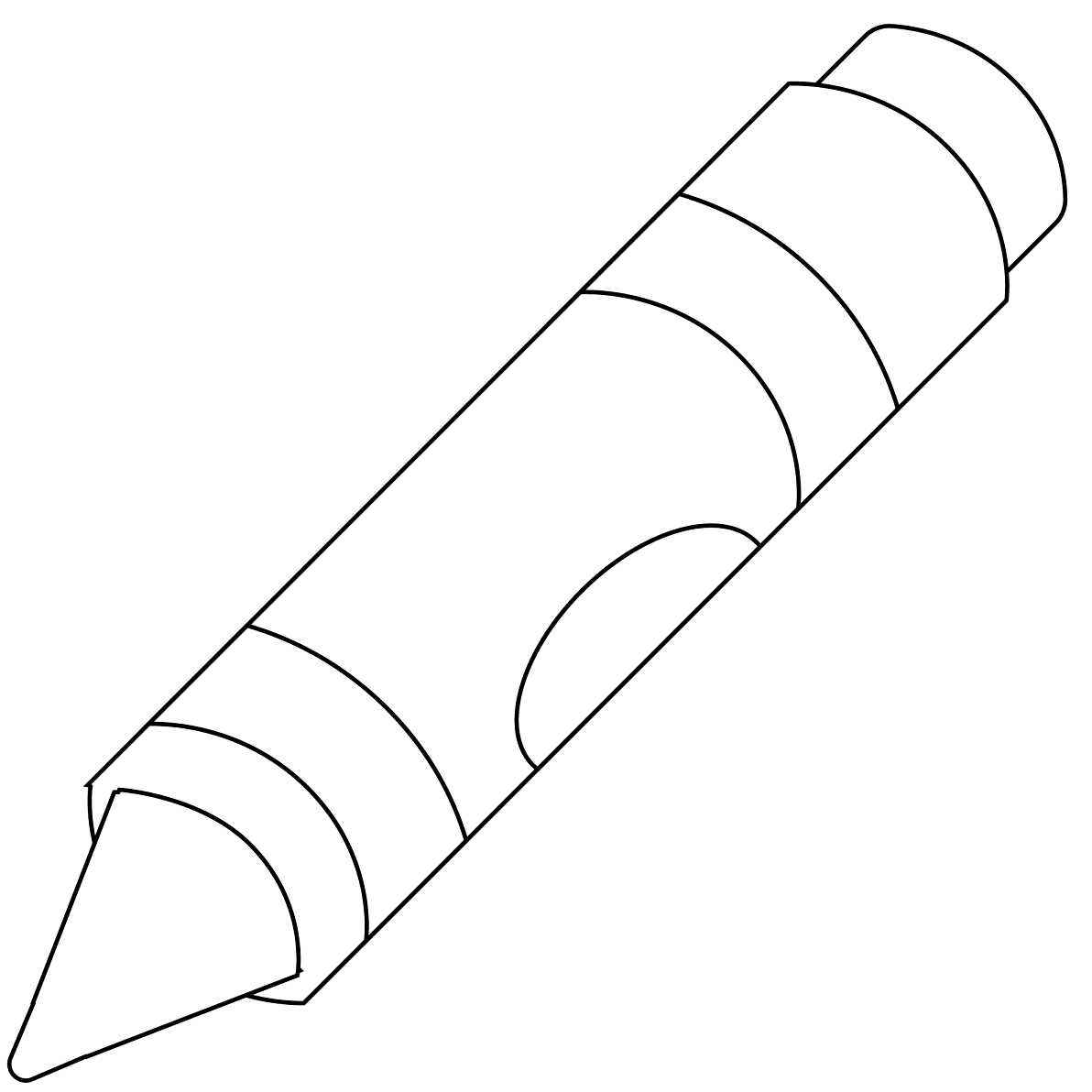 Crayon coloring pages printable for free download