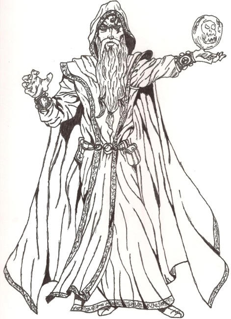 Evil wizard by potterfreakk on