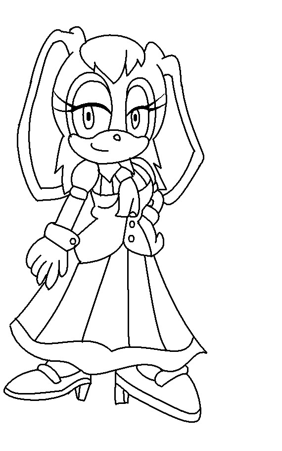 Vanilla the rabbit color page by xmissfabulousx on