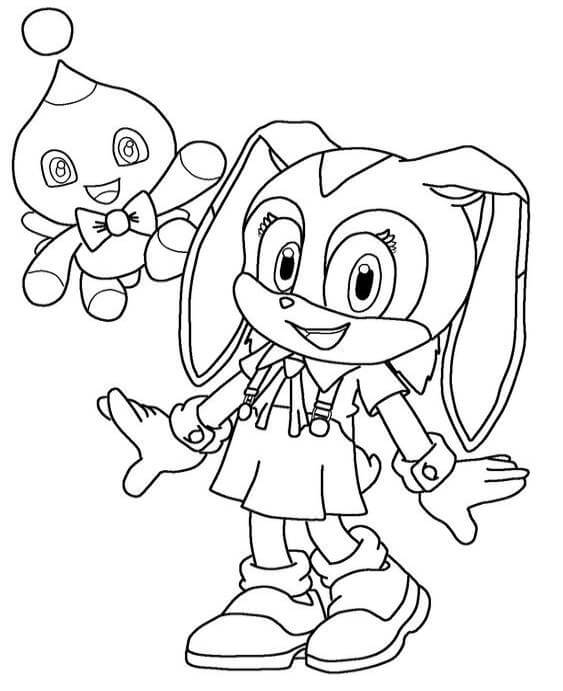 Free easy to print sonic coloring pages